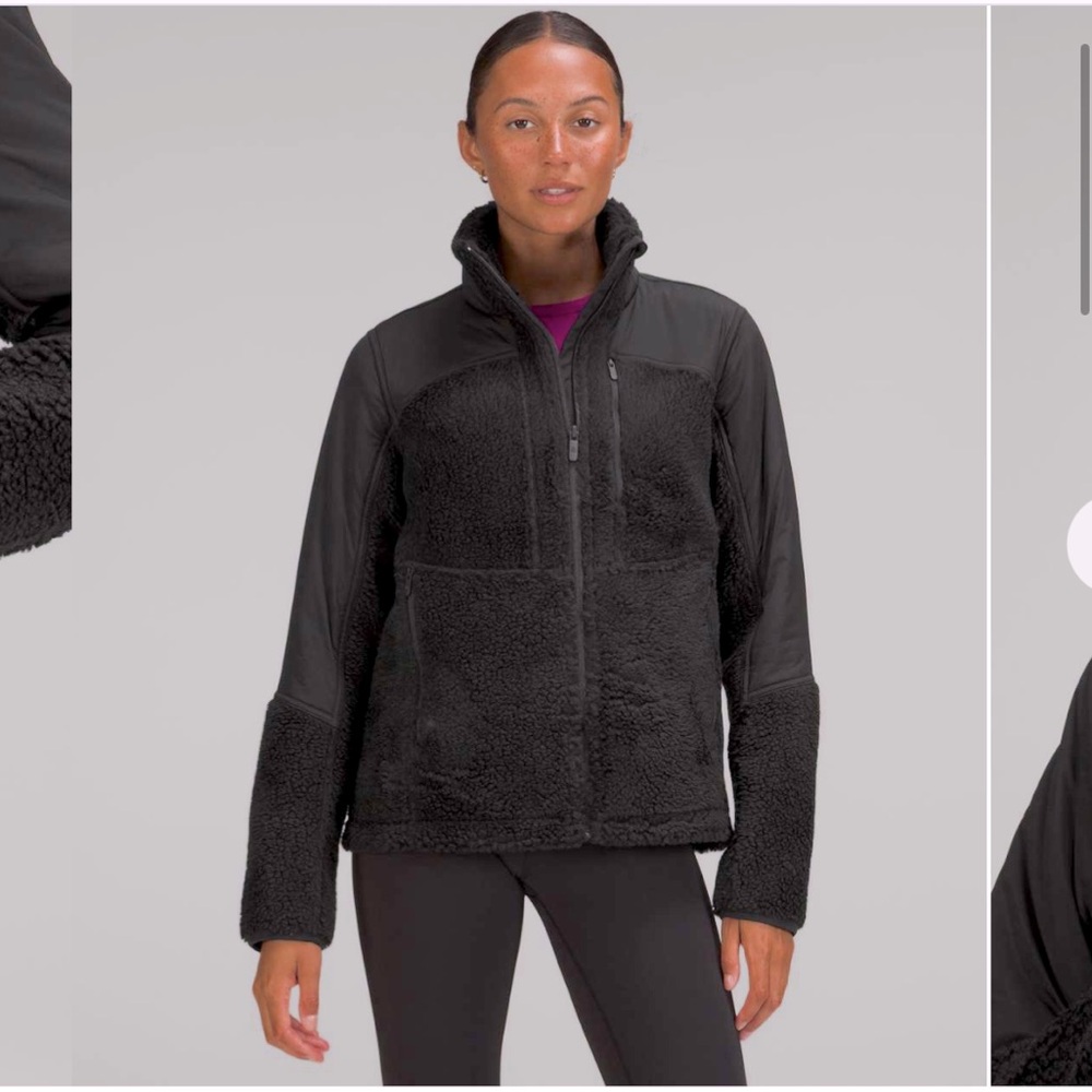 Lululemon Textured Fleece Full-Zip
Jacket- 12